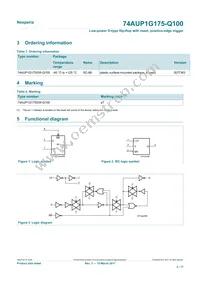 74AUP1G175GW-Q100H Datasheet Page 2