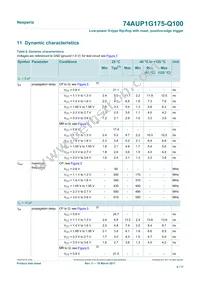 74AUP1G175GW-Q100H Datasheet Page 8