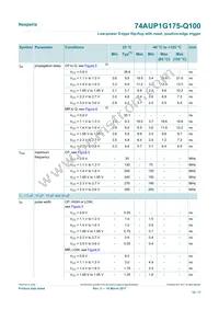 74AUP1G175GW-Q100H Datasheet Page 10