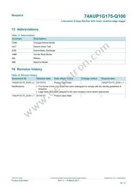 74AUP1G175GW-Q100H Datasheet Page 16