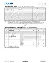 74AUP1G17FW4-7 Datasheet Page 3