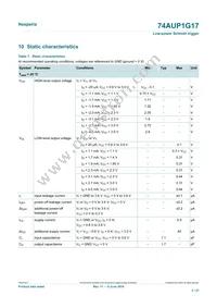 74AUP1G17GN Datasheet Page 5