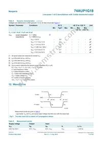 74AUP1G18GS Datasheet Page 11