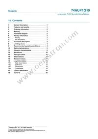 74AUP1G19GN Datasheet Page 20