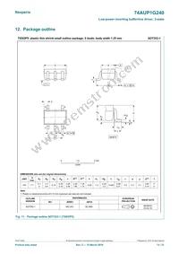 74AUP1G240GN Datasheet Page 13