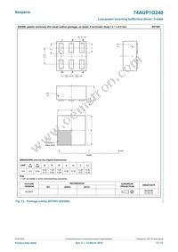 74AUP1G240GN Datasheet Page 15