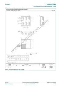 74AUP1G240GN Datasheet Page 17