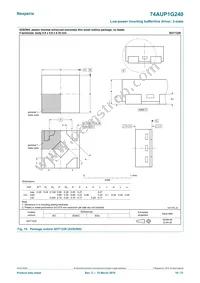 74AUP1G240GN Datasheet Page 18