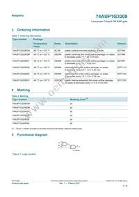 74AUP1G3208GN Datasheet Page 2