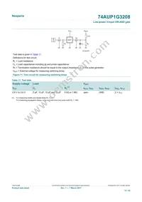 74AUP1G3208GN Datasheet Page 12