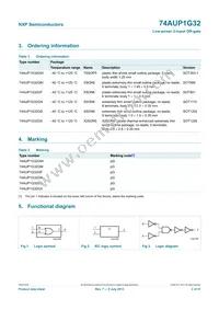 74AUP1G32GW/DG Datasheet Page 3