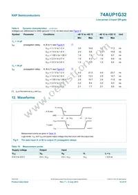 74AUP1G32GW/DG Datasheet Page 11