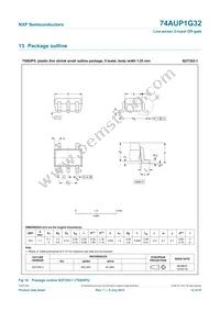 74AUP1G32GW/DG Datasheet Page 13