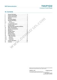 74AUP1G32GW/DG Datasheet Page 22