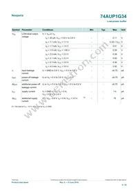 74AUP1G34GN Datasheet Page 9