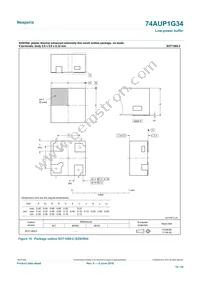 74AUP1G34GN Datasheet Page 19