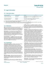 74AUP1G34GN Datasheet Page 22