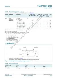 74AUP1G34GW-Q100H Datasheet Page 8