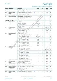 74AUP1G373GN Datasheet Page 6