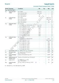 74AUP1G373GN Datasheet Page 7