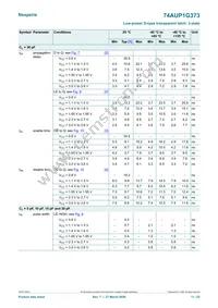 74AUP1G373GN Datasheet Page 11