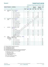 74AUP1G373GW-Q100H Datasheet Page 11