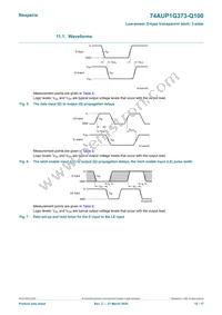 74AUP1G373GW-Q100H Datasheet Page 12