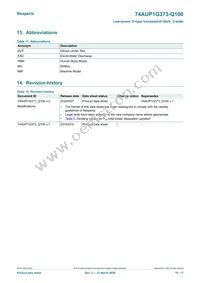 74AUP1G373GW-Q100H Datasheet Page 15