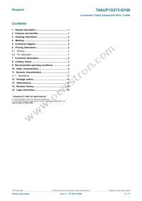 74AUP1G373GW-Q100H Datasheet Page 17