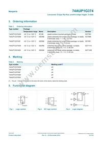 74AUP1G374GN Datasheet Page 2