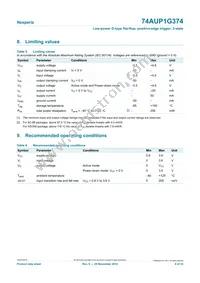 74AUP1G374GN Datasheet Page 4