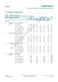 74AUP1G374GN Datasheet Page 8