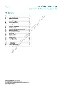 74AUP1G374GW-Q100H Datasheet Page 18