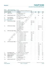 74AUP1G386GF Datasheet Page 6