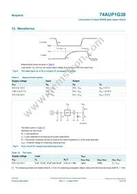 74AUP1G38GN Datasheet Page 9