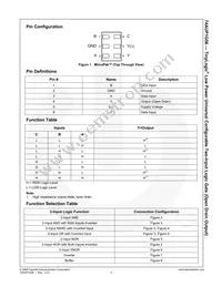 74AUP1G56L6X Datasheet Page 3