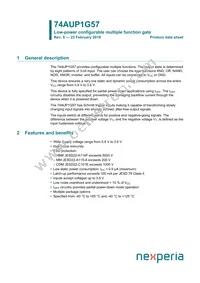 74AUP1G57GN Datasheet Cover