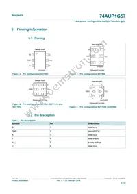 74AUP1G57GN Datasheet Page 3