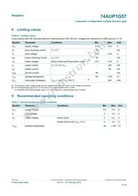 74AUP1G57GN Datasheet Page 6