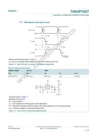 74AUP1G57GN Datasheet Page 12