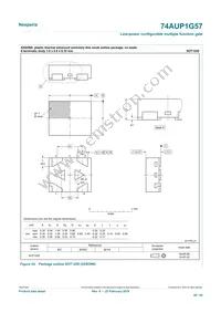74AUP1G57GN Datasheet Page 20
