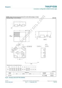 74AUP1G58GF Datasheet Page 20