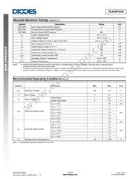 74AUP1G58W6-7 Datasheet Page 4