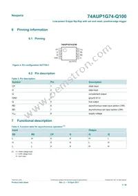 74AUP1G74DC-Q100H Datasheet Page 3