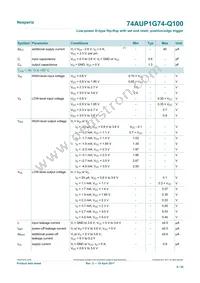 74AUP1G74DC-Q100H Datasheet Page 6