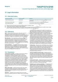 74AUP1G74DC-Q100H Datasheet Page 18