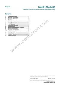 74AUP1G74DC-Q100H Datasheet Page 20