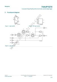 74AUP1G74GD Datasheet Page 3