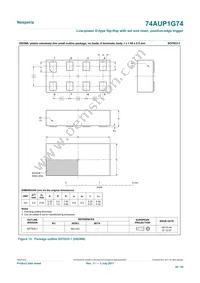 74AUP1G74GD Datasheet Page 20