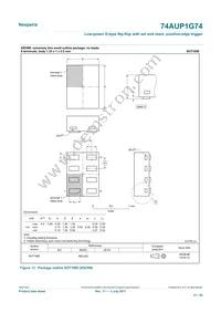 74AUP1G74GD Datasheet Page 21
